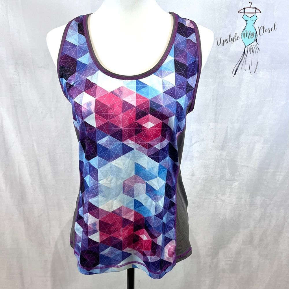 RBX colorful abstract active tank size large